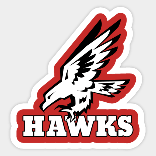 Hawks Mascot Sticker